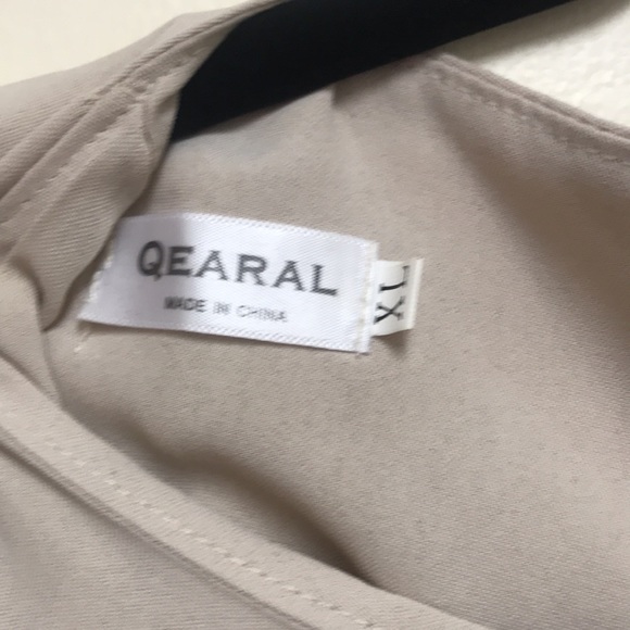 Qearal jumpsuit in nude. Size XL. - Picture 3 of 4